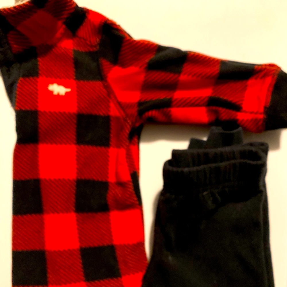 Carter’s 12 month 2 piece plaid outfit